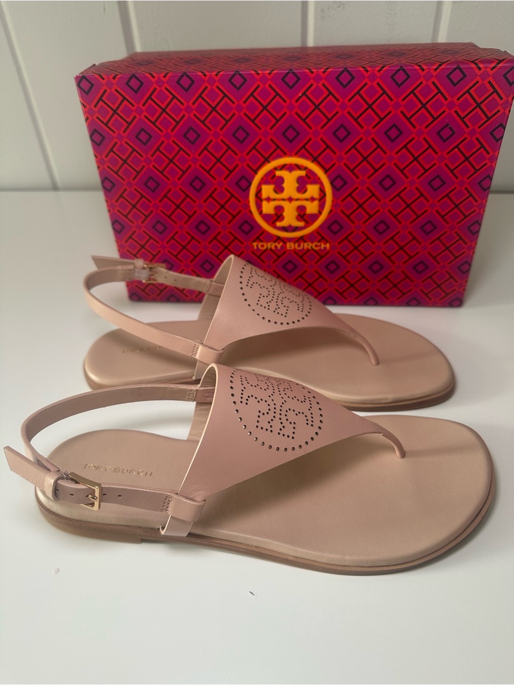 Tory Burch Nude Sandals